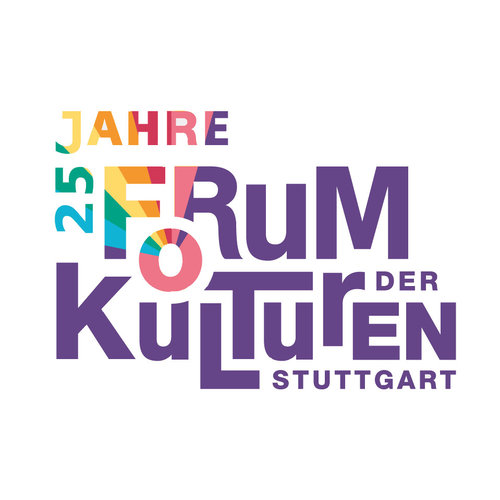 Logo des Forums der Kulturen Stuttgart zur 25-Jahr-Feier